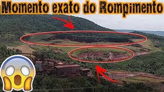 Momento exato do rompimento da barragem de Brumadinho - Análise