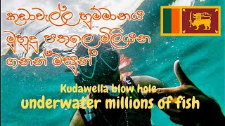 Kudawella blow hole underwater millions of fish | කුඩාවැල්ල හුම්මානය 2021