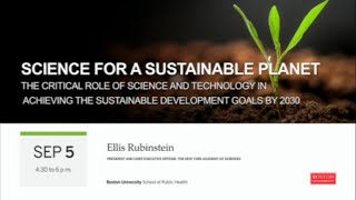 Science for a Sustainable Planet
