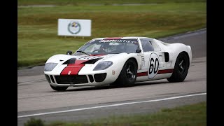 ONBOARD: 1965 FORD GT40 at Anderstorp Raceway in Slippery Conditions  with Michael Kernick