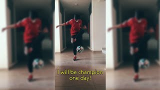 I will be champion one day. I promise I promise! #shorts #soccer #football #freestyle #me