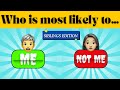 Who is The Most Likely To | Quiz for Siblings | Family Trivia | Quiz | 2024