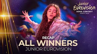 All winners of the JUNIOR EUROVISION 2003-2021 | RECAP