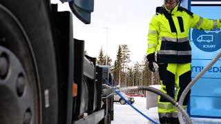 Invigning av biogasmacken i Umeå 2020