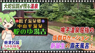 【鳴子峡 蛇のゆ 湯吉】《鳴子温泉郷 中山平温泉》東北の名湯をずんだもんが解説！ 施設情報や成分表など訪れる前に役立つ情報もり沢山で紹介するのだ！【東北名湯ちゃんねる】