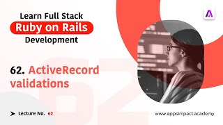 ActiveRecord Validations
