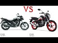 honda cbf 150 vs honda cg 160 test specification comparison