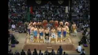 平成24年大相撲十一月場所千秋楽幕内土俵入り2012 Sumo 11 Day15