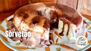 SORVETÃO FEITO NA FORMA - DELICIOSO E FÁCIL - SOBREMESA DE FAMÍLIA - Adriana Fernandino