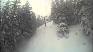 Liftfahrt Hirscheckblitz am Hochschwarzeck in Ramsau bei Berchtesgaden 10.02.2016