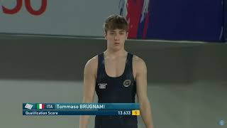 2nd FIG Artistic Gymnastics Junior World Championships. FX Final BRUGNAMI Tommaso  (ITA)