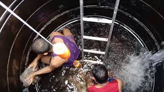 Cleaning water tank may nakitang gold