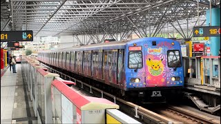 台北捷運 飛翔皮卡丘計畫彩繪列車 北投進出站 Taipei Metro C301