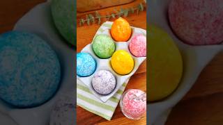 DIY: MIT REIS UND LEBENSMITTELFARBE EIER FÄRBEN 👀🫶🏻#droetker #ostereier #ostern #diy