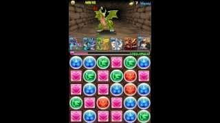 パズドラ　土日ダンジョン上級攻略　3色PT+助っ人イシス