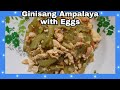 Ginisang Ampalaya with Eggs /Sauteed Bitter Gourd with Eggs | Sharwina