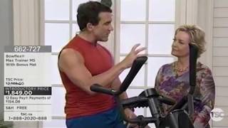 Tom Holland on The Shopping Channel for the Bowflex MAX - With Host Anne Marie Sweeney