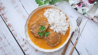 Lengua de ternera en salsa