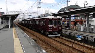 阪急今津線　門戸厄神駅2番ホームに5000系普通が到着\u0026発車