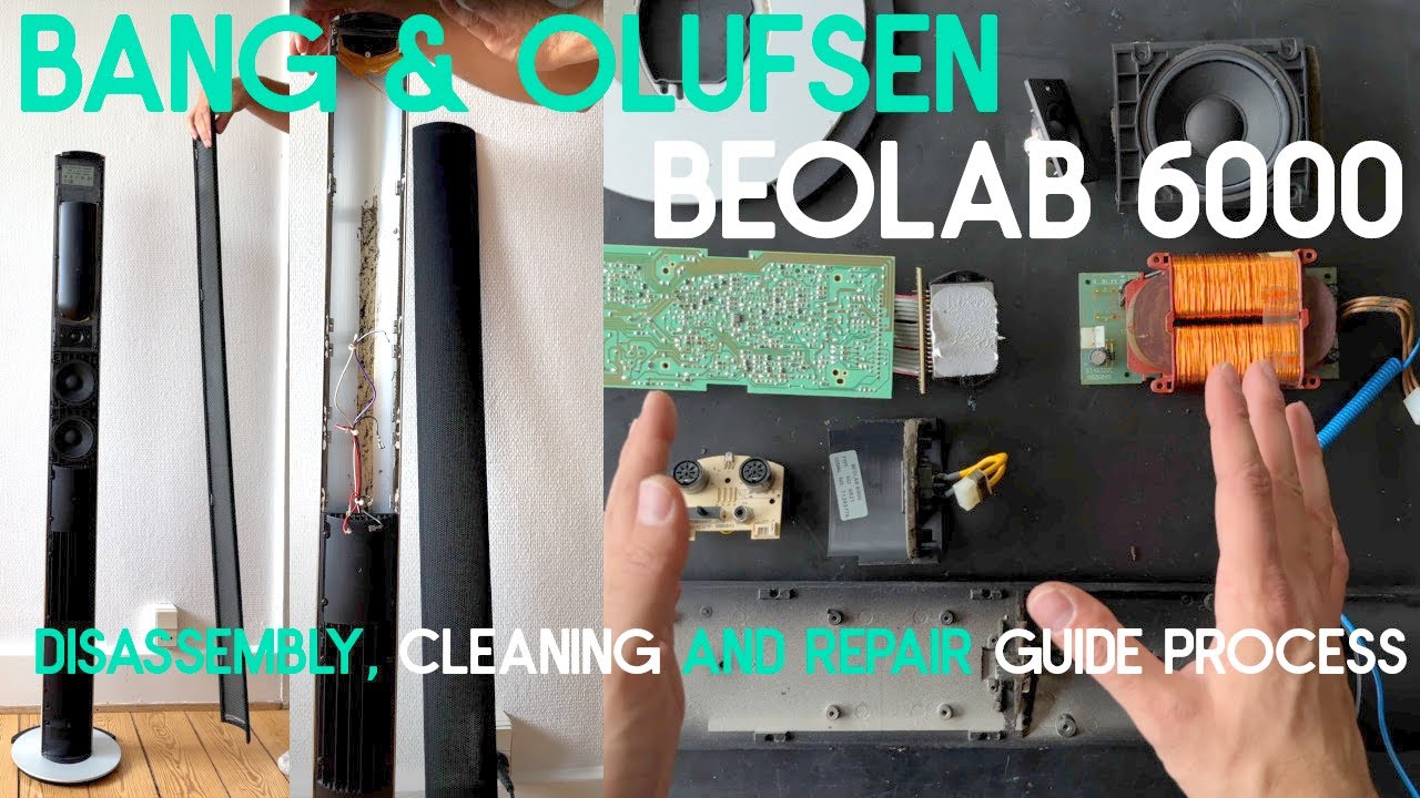 Bang & Olufsen Beolab 6000 Disassembly, Cleaning And Repair Guide ...