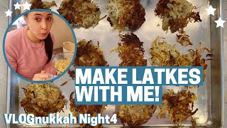 MAKING LATKES FOR HANUKKAH! VLOGnukkah NIGHT 4 Jewish Family Vlogs!