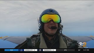 CBS2's "Top Gun," John Dias, takes to the air with the U.S. Navy Blue Angels
