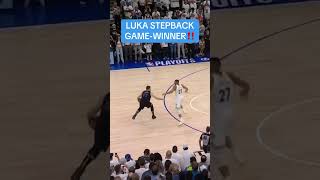 LUKA DONCIC WINS GAME 2 😱