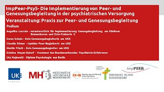 3. Veranstaltung ImpPeer-Psy5: Praxis zur Peer- und Genesungsbegleitung