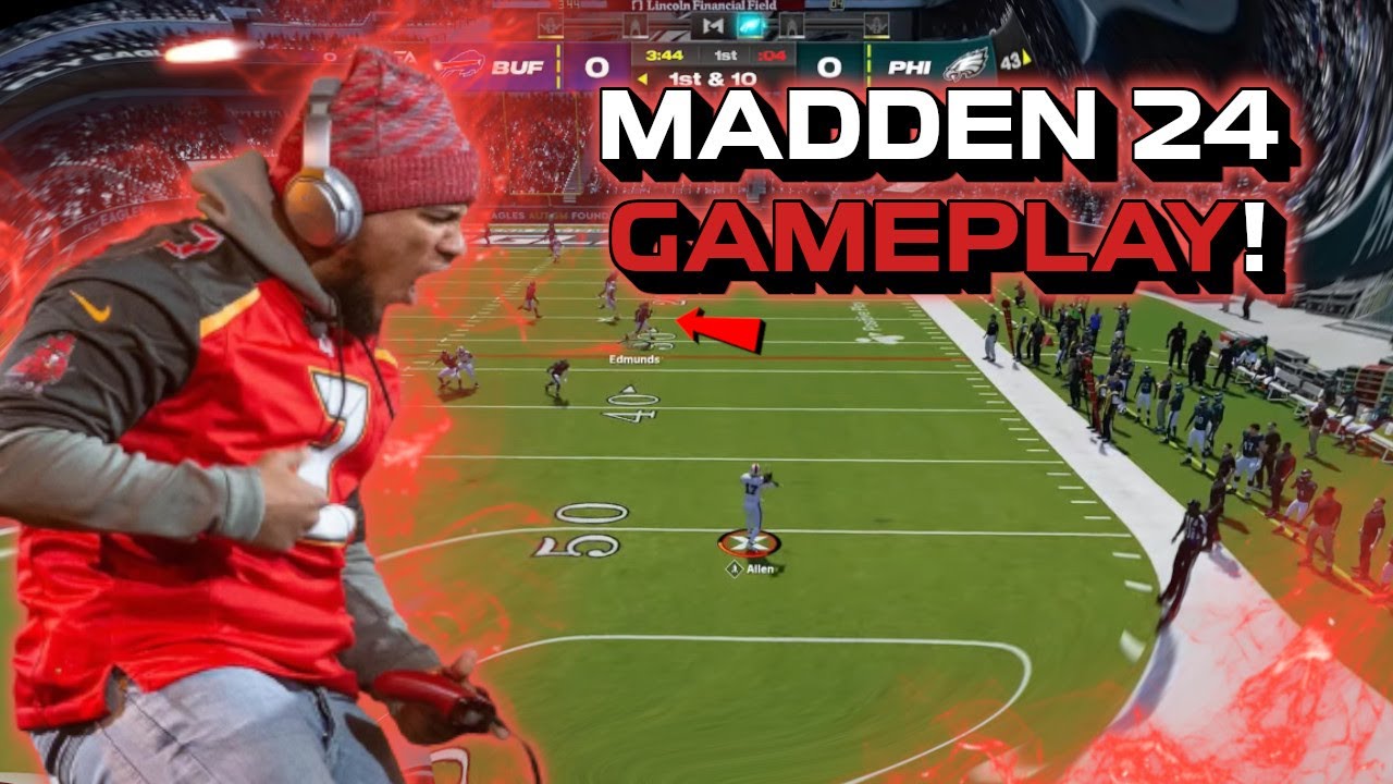 Madden 24 FULL BREAKDOWN! Philadelphia Eagles Vs. Buffalo Bills | PS5 ...