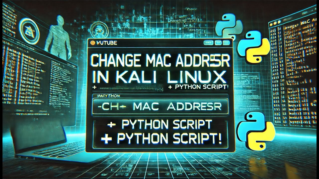 Change Mac Address In Kali Linux With Python Script Ethical Hacking
