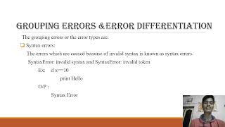 L46: Exception Handling in python