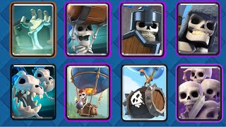What can a deck of skeletons do ☠💀? Clash royale.