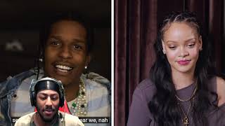 A$AP Rocky Answers 18 Questions From Rihanna | GQ pt 2 **REACTION**