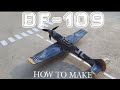 World of Warplanes : BF -109 aircraft || how to make a ww2 cardboard aircraft model