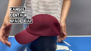 Бейсболка летняя бесшовная Kangol 1456BC VENTAIR SPACECAP CORDOVAN