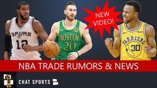 NBA Trade Rumors On LaMarcus Aldridge, Gordon Hayward & Andre Drummond + Steph Curry To Return Soon?
