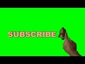 Click Subscribe Bell Green Screen 3D Element Full HD