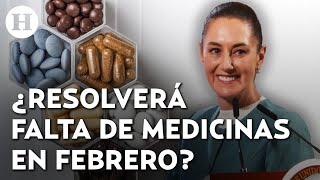 ¡No más desabasto de medicinas! Sheinbaum asegura que se resolverá en primeros dos meses del 2025