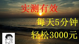 2023年最新实现财富自由的生活搬砖网赚赚钱项目方式 教你十分钟就可以赚到1000+