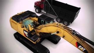 Walk around the new CAT 336E H Hybrid Excavator