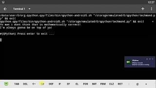 Qpython tutorial - 39 Exceptions