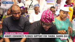 Agboyi Community Pledges Support For Tinubu, Sanwo-Olu
