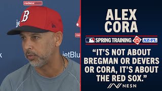 Spring Training | Alex Cora Discusses Impending Roster Decisions