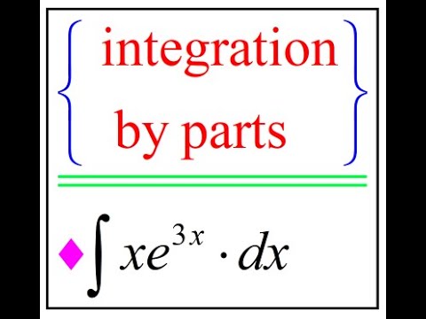 Calculus 2 Integration By Parts Problem 3 - YouTube