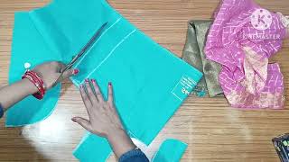 simple blouse ki cutting. सिंपल ब्लाउज की कटिंग। एस्टर सिंपल ब्लाउज की कटिंग।.✂️🪡🧵👍👆♥️