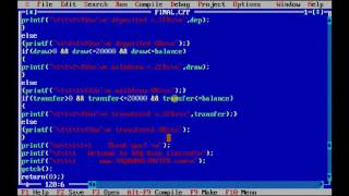 Banking System In C Programming With Source Code (C Projects)