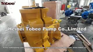 Tobee® Rubber Lined Slurry pump 8/6E - AHR in Yellow Color