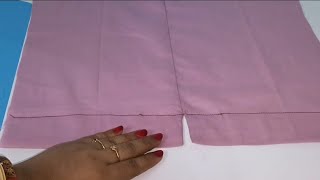 ladies pant main side cut/silt kaise banaye|Easy Trick To Make Side Slit/Cut /Plazzo/Bottom Slit