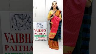 Vaibhav Paithani Yeola -8080694523/9960447435 #saree #shorts