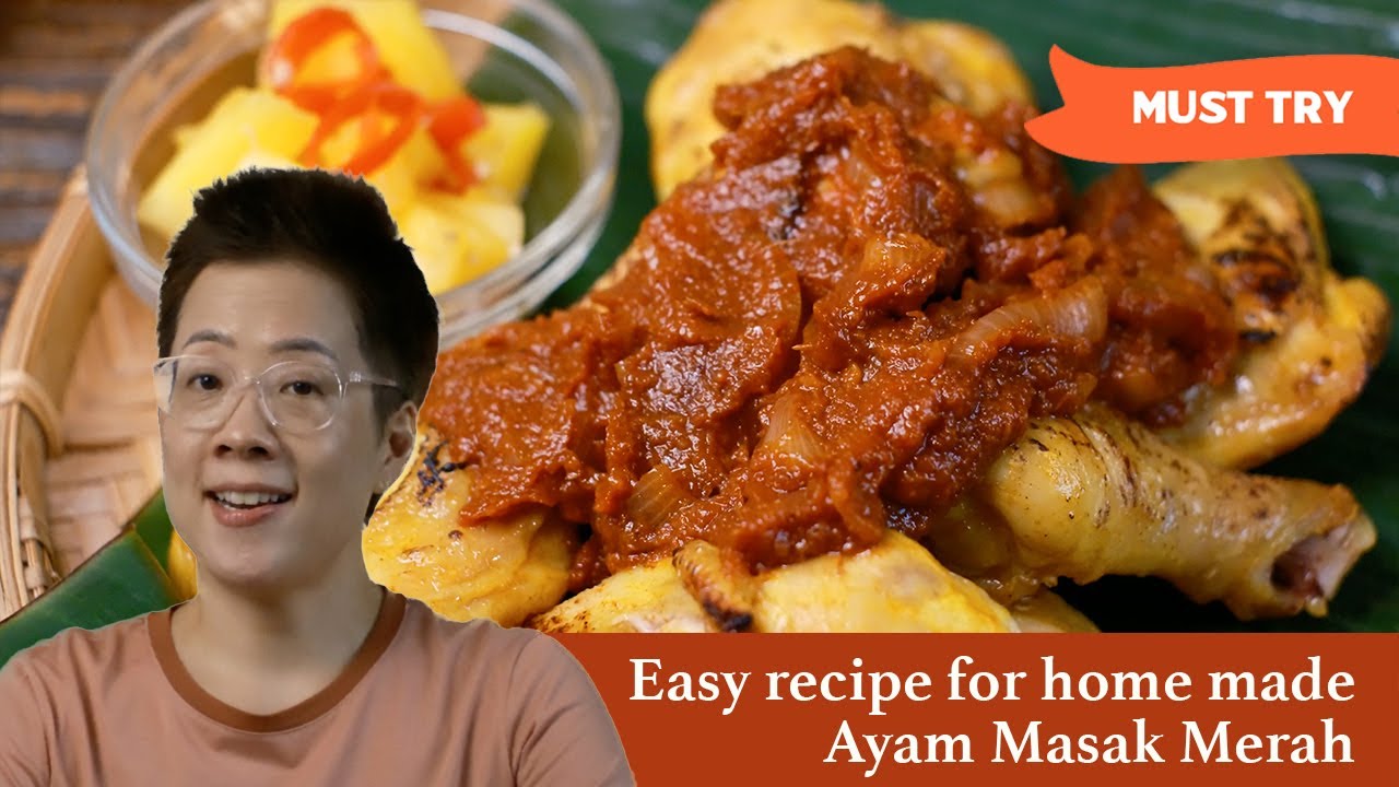 Easy Recipe For Home Made Ayam Masak Merah (Spicy Tomato Chicken) - YouTube